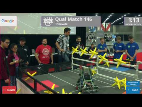 2017 VEXU Innovate Q146 - SNNU2 vs AURA - 17 to 29