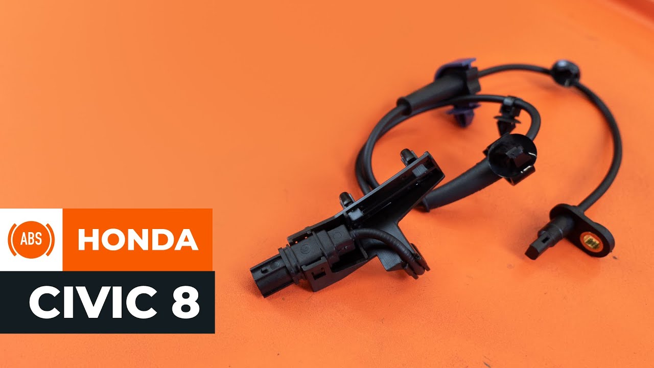 Cómo cambiar: sensor ABS de la parte delantera - Honda Civic 8 | Guía de sustitución