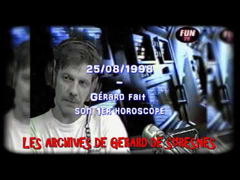 25/08/1998 - Gérard fait son 1er horoscope