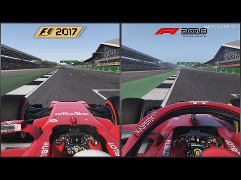 F1 2017 vs F1 2018 - Silverstone Comparison