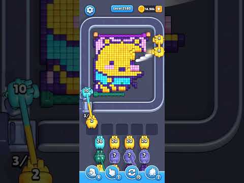 Pixel Flow Level 2580 Walkthrough