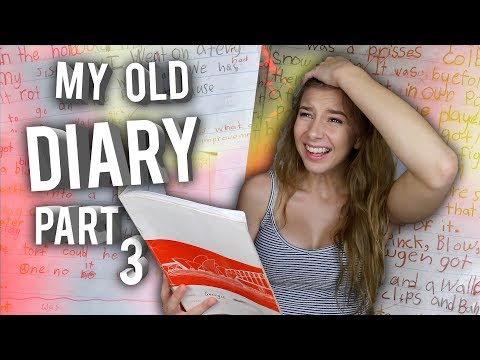 READING MY OLD DIARY PART 3 || Georgia Productions Video