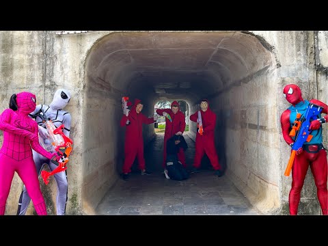 SUPERHERO's Story | Rescue Hostage From JOKER ?? ( Mansion Battle ) By Follow Me