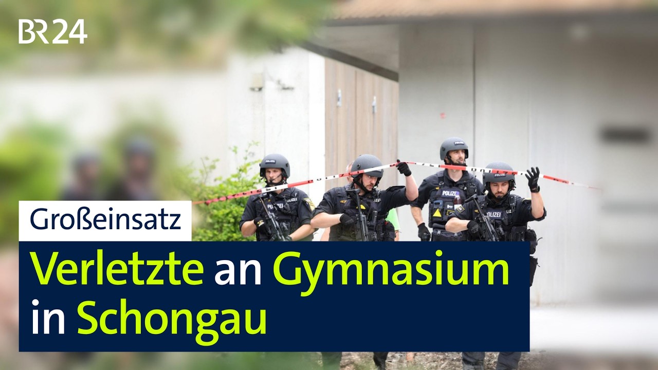 Großeinsatz: Verletzte an Gymnasium in Schongau | BR24