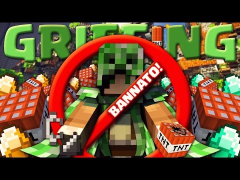 3 GRIEF IN ONE VIDEO AND I'M BANNED - Minecraft ITA - GRIEFING