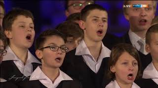 Dresdner Kreuzchor beim Semperopernball 2015 "Der Mond ist aufgegangen" (30.01.2015)