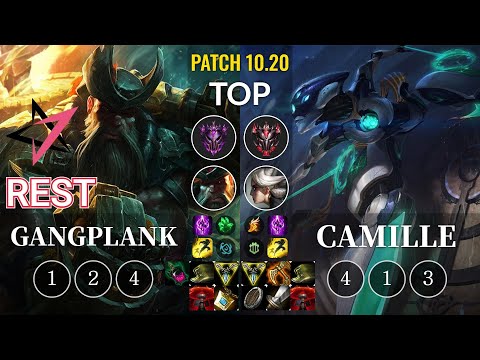 JT Rest Gangplank vs Camille Top - KR Patch 10.20