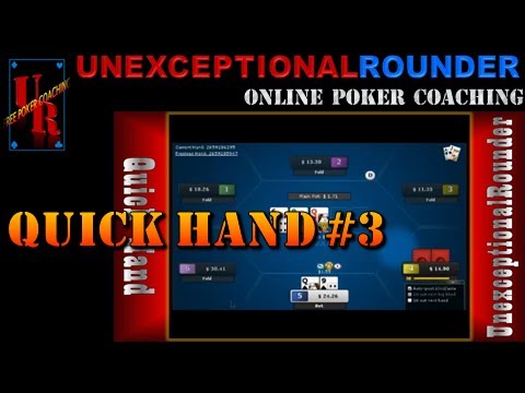 Quick Hand: 6-Max No-Limit Online Poker Strategy Lesson $25NL Bovada Cash Hand #3