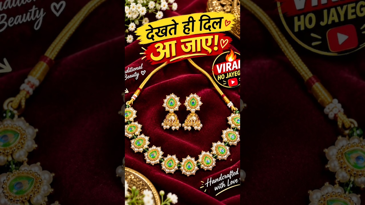 💚 नजर हटणारच नाही! #shorts #trending #explore #viral #MarathiJewellery ✨ #MaharashtrianJewellery 💚