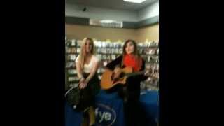 Megan and Liz singing "Princess Charming" Live