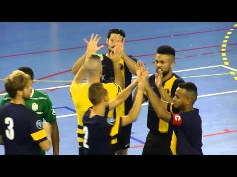 Futsal D1 Toulon Tous Ensemble vs Bruguières Entrée des Equipes Live TV Sports  2015