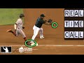 Real Time Call 1B Umpire Alfonso Marquez S Quick Call On A Juggling Ball