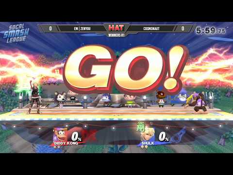 HAT 42 - eM | Zenyou (Diddy Kong) Vs. Cosmonaut (Shulk) Winners Quarters - Smash 4
