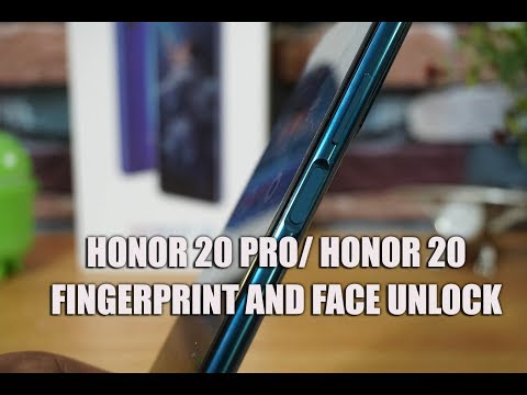 Honor 20 Pro Fingerprint Scanner and Face Unlock