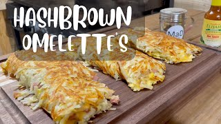 MAKING HASH BROWN OMELETTS ON BLACKSTONE GRIDDLE | WAFFLE HOUSE STYLE