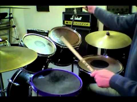 Drum Lessons 9 : Gospel Chops 9-9-6 Funky Drum Fill Part2