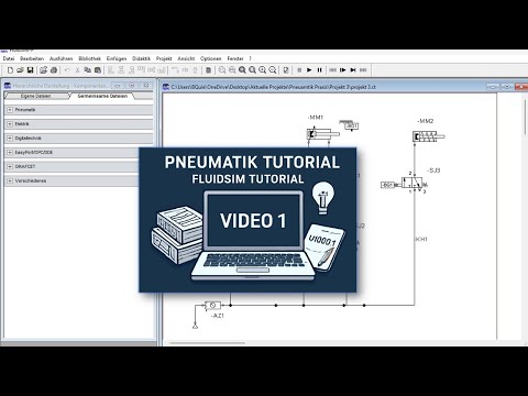 Grundlagen Pneumatik | Video 1 | Einfachwirkendem Zylinder | FLUIDSIM Tutorial