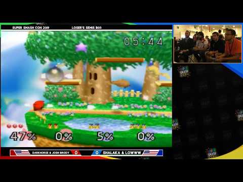 Smash Con 2019 - Darkhorse & Josh Brody Vs. Shalaka & Lowww - Super Smash Bros. Losers Semis