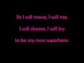 My Own Superhero Song Karaoke