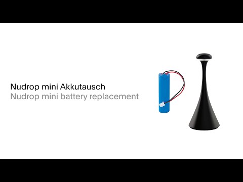 Nudrop mini Akkutausch –  Videoanleitung