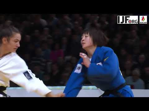 Majlinda KELMENDI (KOS) vs Natsumi TSUNODA (JPN) Final -52kg Grand Slam Paris 2017