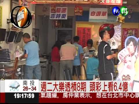 威力彩連槓30期 頭彩上看10億