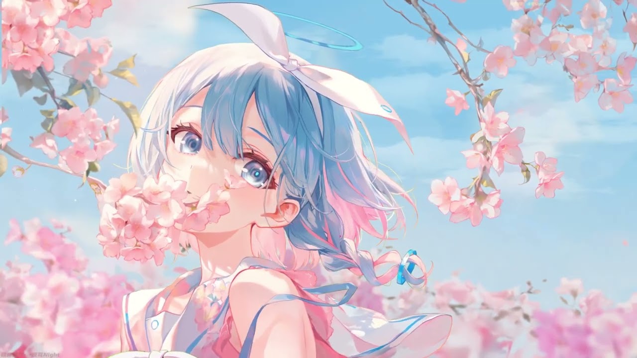 Arona Cherry Blossom Blue Archive Live Wallpaper | 3 Hour Loop [4K/8K]