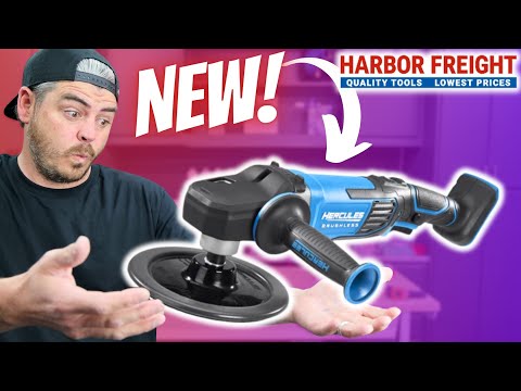 NEW BATTERY POWERED POLISHER FROM HARBOR FREIGHT | Hercules Rotary