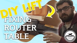 Fixing the Harbor Freight Router Table | New Table and Router Lift