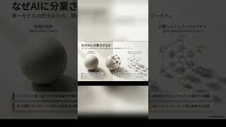 生成AIを分業させる構造的理由 #chatgpt #仕事効率化 #ai活用