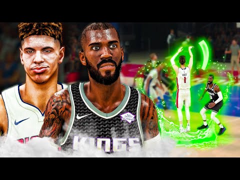 LaMelo Ball GREENS CONTESTED THREE POINTERS! NBA 2K20 MyCAREER LeVertical James Last Dance #3