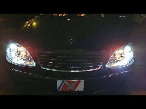 Headlight Assembly Replacement on Mercedes W220 S Class! No Bumper Removal Needed!
