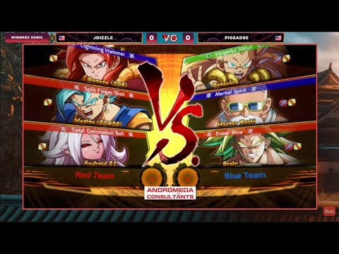 Glitch Infinite Winners Semis - JDizzle Vs. Pigsad95 - Dragon Ball FighterZ