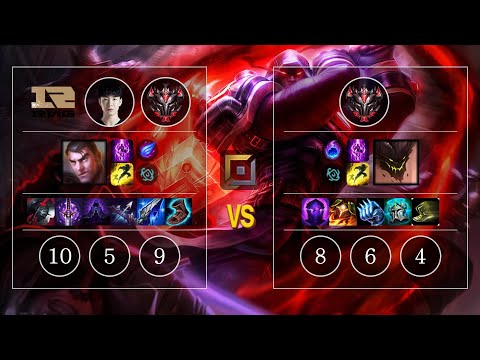 RNG Langx Jayce vs Malphite Top - KR GrandMaster Patch 10.11