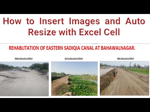 Insert Picture and Automatically Resize Picture in Excel Cells