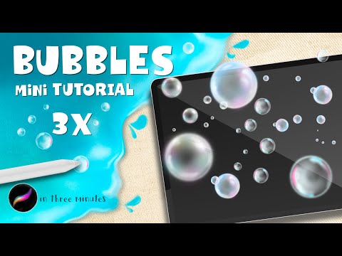 How to Draw Bubbles in Procreate | 3 Easy Styles in 3 Minutes (Beginner Tutorial)