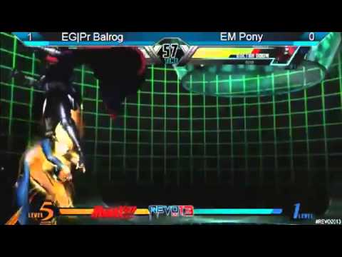 UMVC3 Revo2013 Lossers Final EM Pony VS EG PR Rog