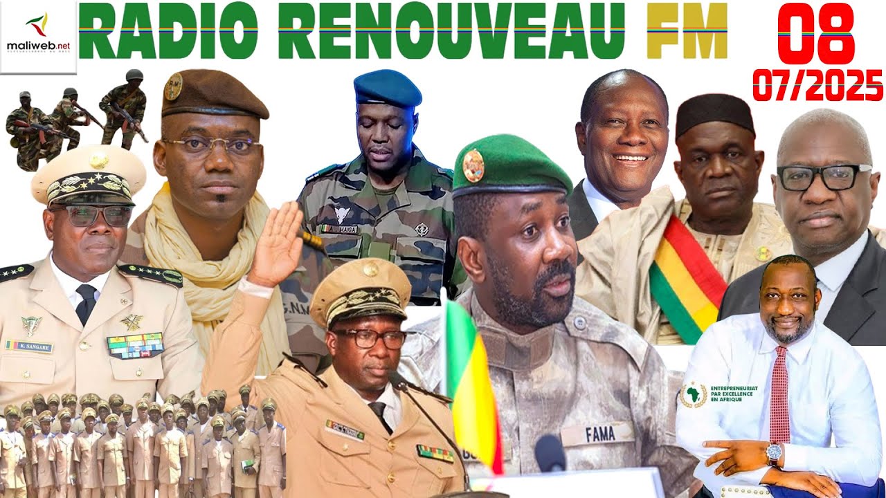 La Revue de Presse de la RADIO RENOUVEAU FM du 08 Juillet 2025