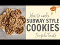 How to make SUBWAY Chocolate chip Cookies! Recipe #Shorts