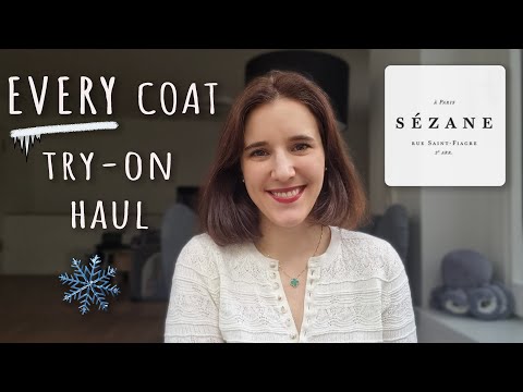 EVERY Sézane Coat Tried On - How do they fit ?? - Part 1