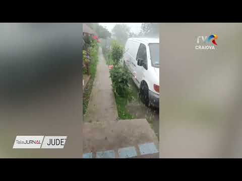 JUDEȚUL MEHEDINȚI, LOVIT DE GRINDINĂ