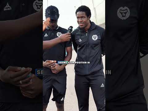 A quick interview with the two giants of Kalmar FF. Abubacarr Keita and Gibril Sosseh #football 
