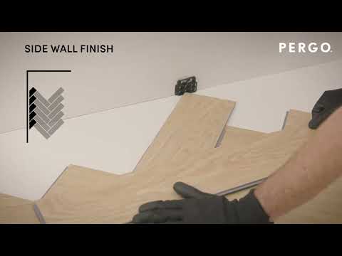 How to install a vinyl herringbone floor from Pergo Flooring - HiF Kitchens