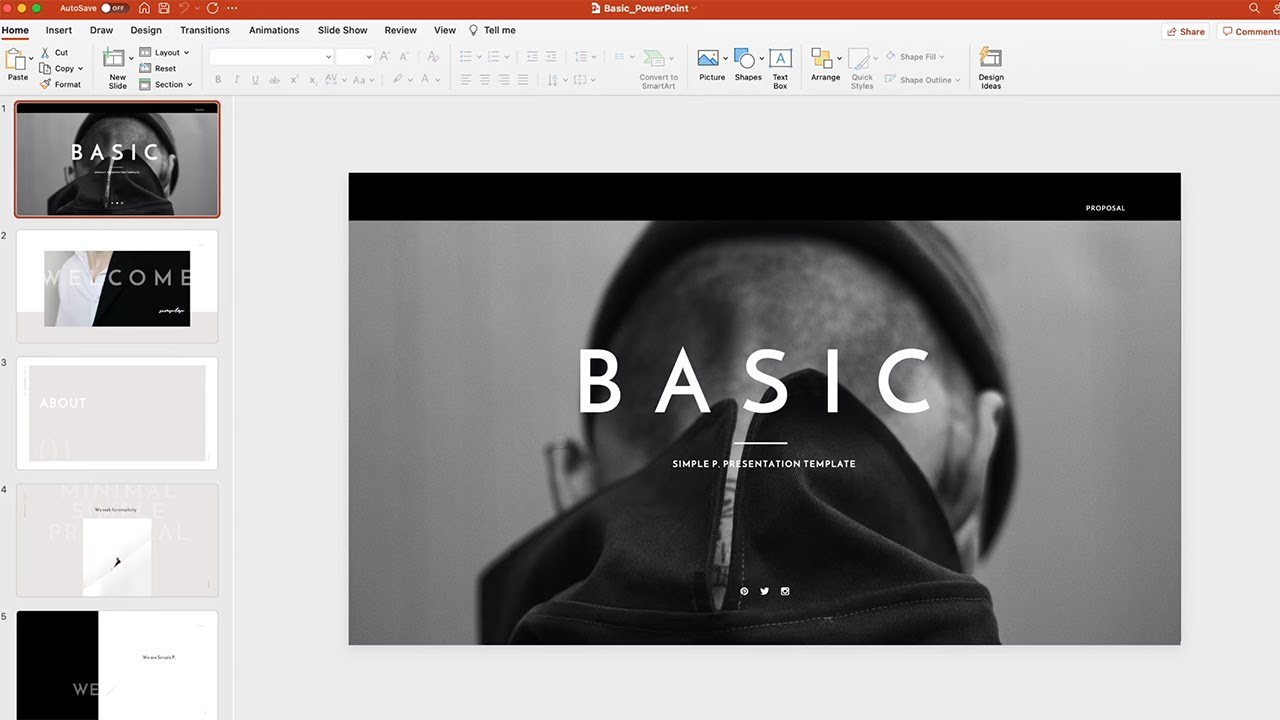 Basic PowerPoint Template [Preview]