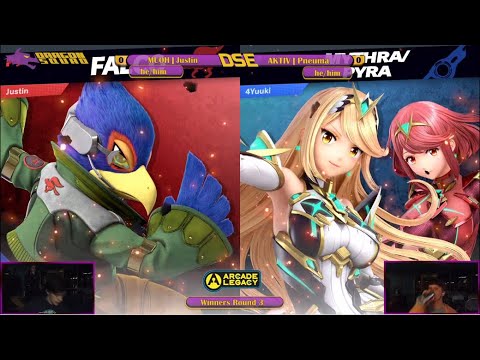 AKTIV|Pneuma (Pyra & Mythra) Vs MUOH|Justin (Falco) Arcade Legacy 93 Winners Round 3