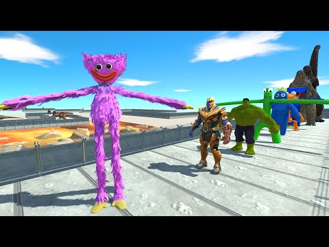 Kissy Missy Lava Death Run - Animal Revolt Battle Simulator