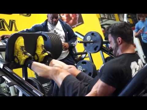 Sergi Constance VLOG 10 Crazy LEG Workout and lunch with Chris Cormier