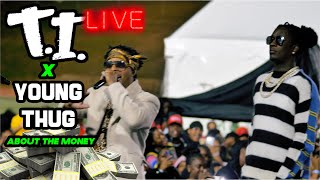 #Gunna brings out T.I. And Young Thug! 🔥🔥🔥🔥🔥 ABOUT DA MONEY (LIVE PERFORMANCE) #cauhomecoming #ti