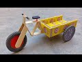 How To Make Cycle Rickshaw At Home Diy Matchbox Electric Rickshaw Trolley