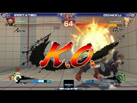 Dreamhack Valencia '13 SSFIVAE2012 -Brackets- Irritated [Akuma, Fei Long] vs Odakku [Gen]